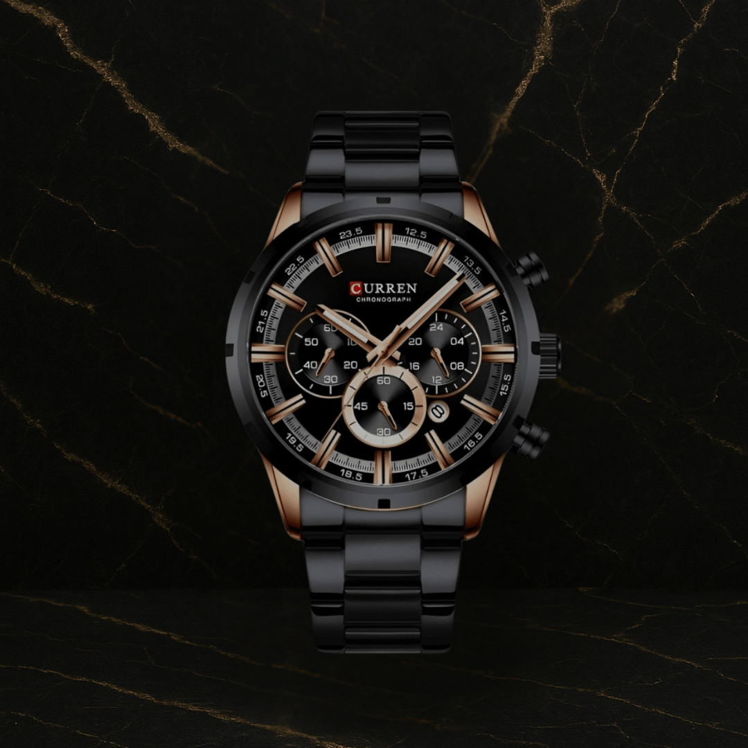 Reloj Curren 8355 Cronógr en acero inoxi