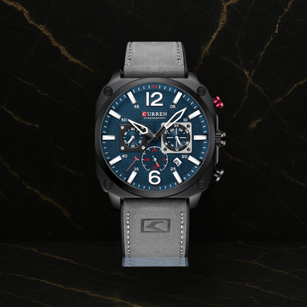 Reloj Curren 8398 Clásico Cuarzo cuero
