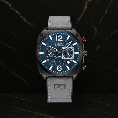 Reloj Curren 8398 Clásico Cuarzo cuero