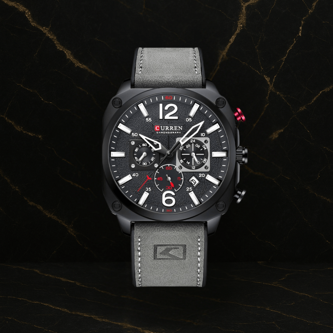 Reloj Curren 8398 Clásico Cuarzo cuero