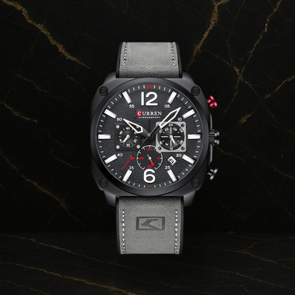 Reloj Curren 8398 Clásico Cuarzo cuero