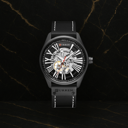 Curren 8299 Hombre Cuero Automatico