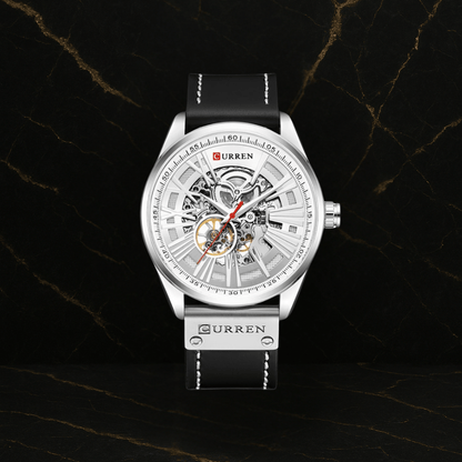 Curren 8299 Hombre Cuero Automatico
