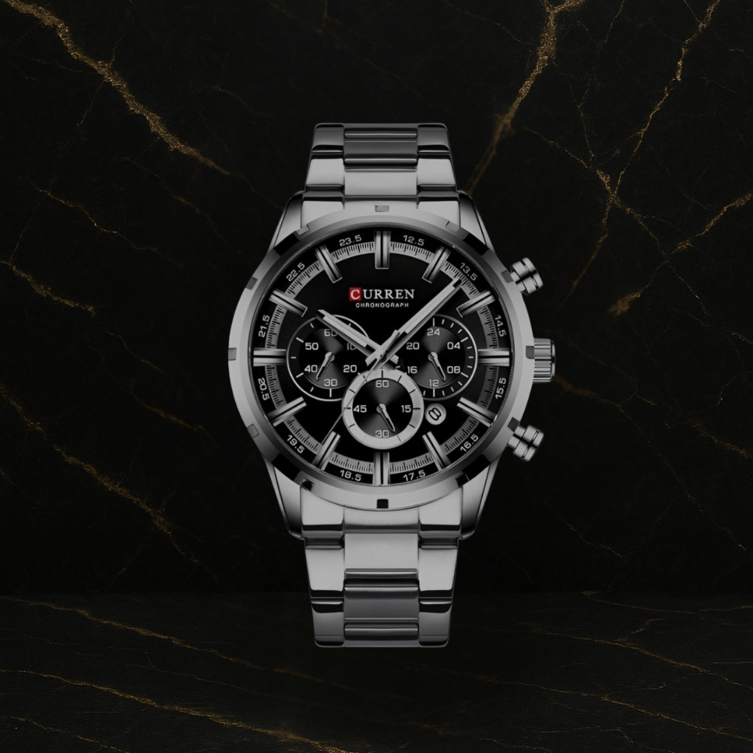 Reloj Curren 8355 Cronógr en acero inoxi