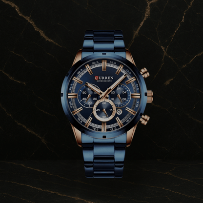 Reloj Curren 8355 Cronógr en acero inoxi
