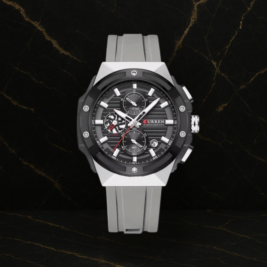 Reloj Curren 8462 Silicona crono funcion