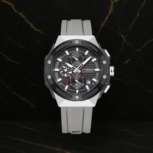 Reloj Curren 8462 Silicona crono funcion