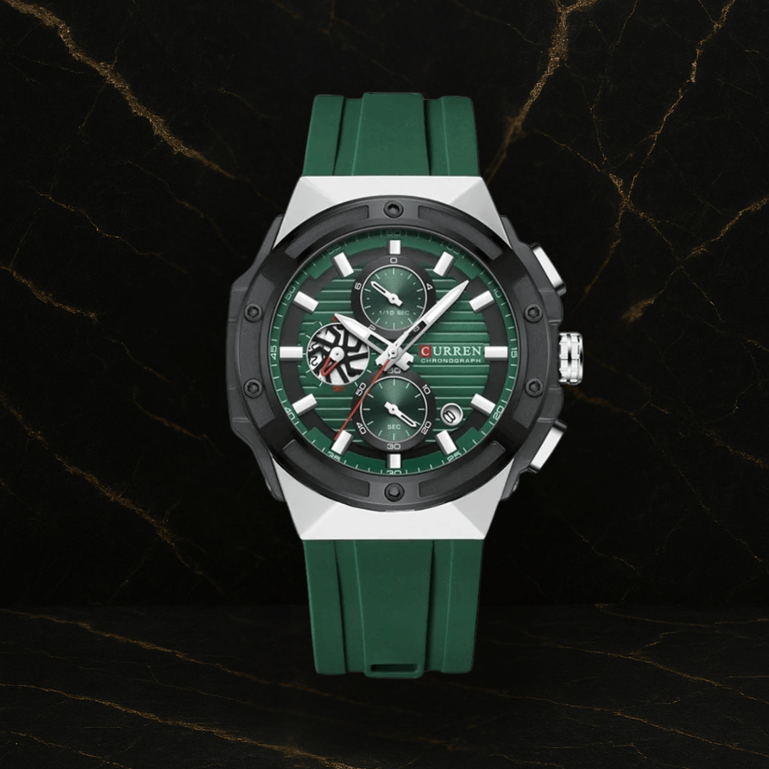 Reloj Curren 8462 Silicona crono funcion