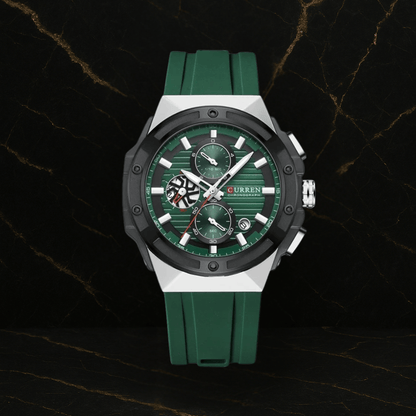 Reloj Curren 8462 Silicona crono funcion