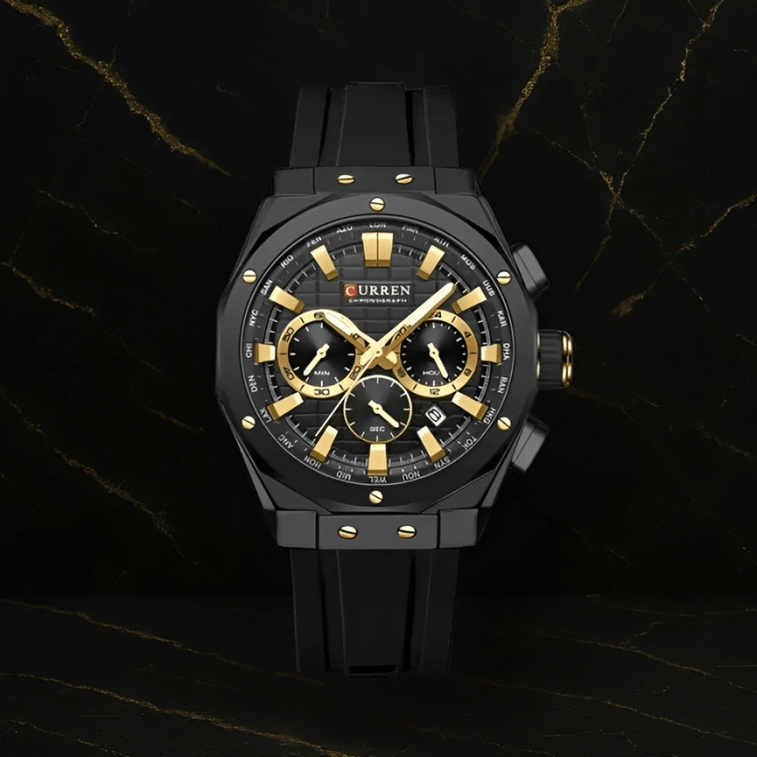 Reloj Curren 8464 Silicona crono funcion