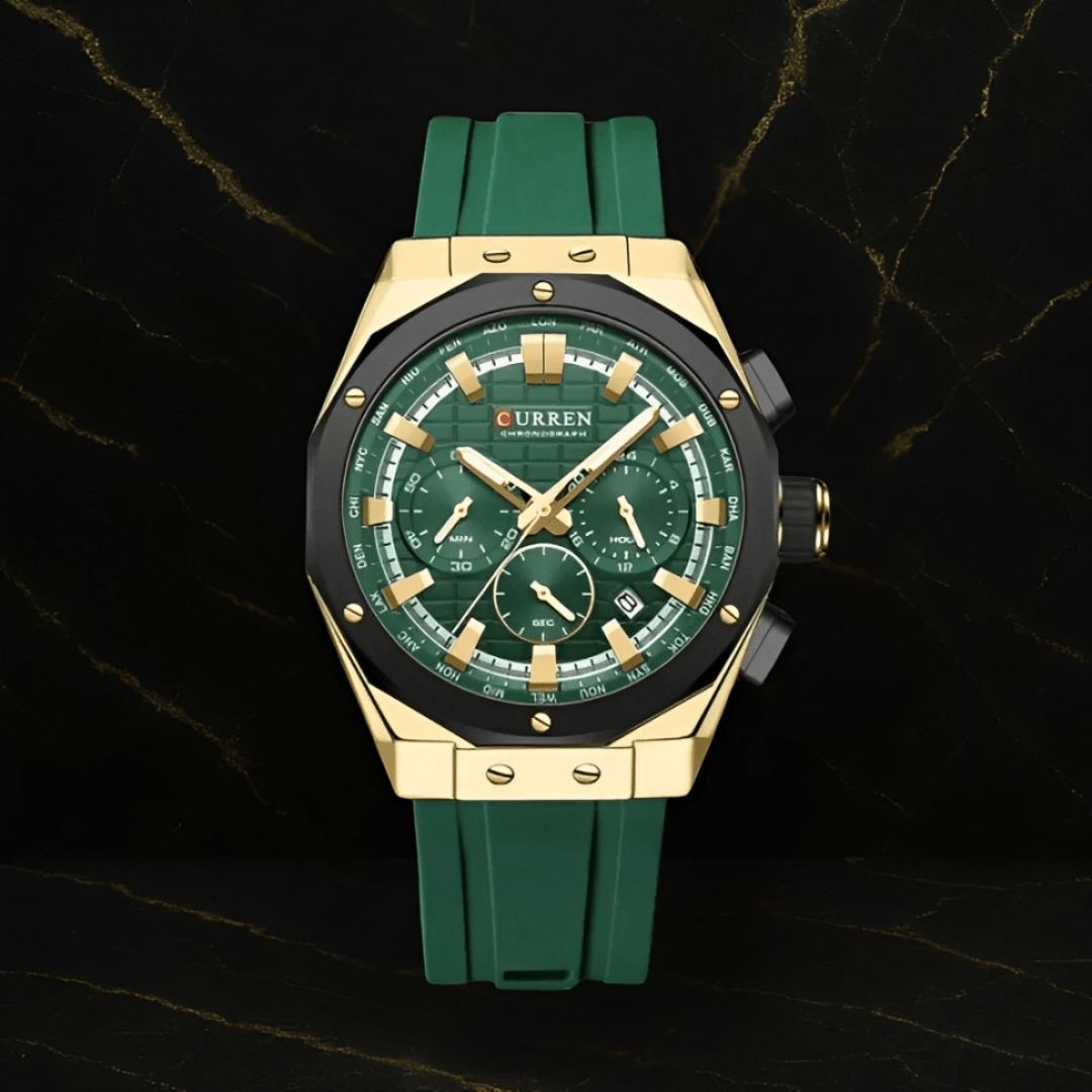 Reloj Curren 8464 Silicona crono funcion