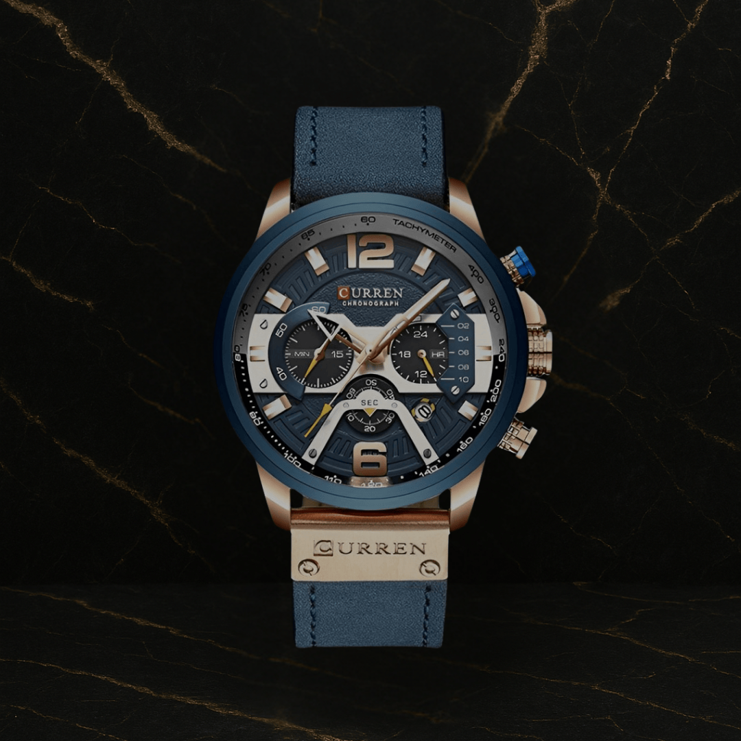 Reloj Curren 8329 Cronografo Cuero