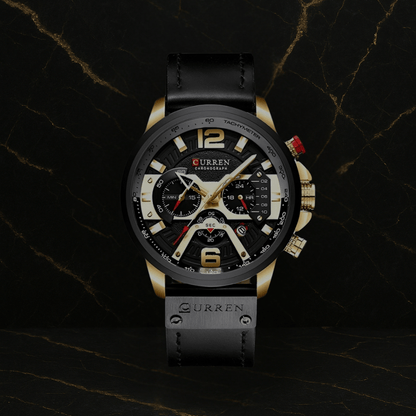 Reloj Curren 8329 Cronografo Cuero