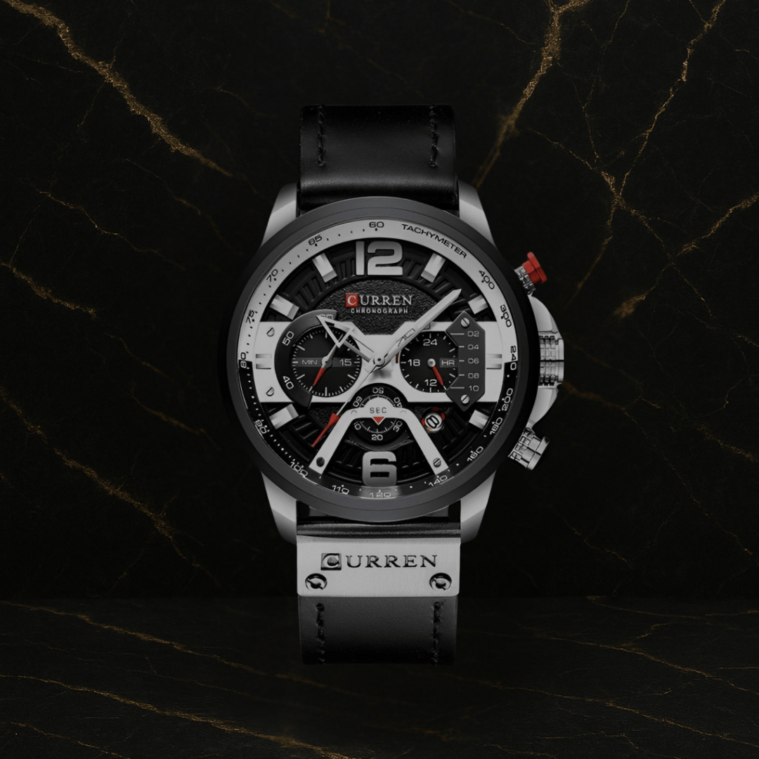 Reloj Curren 8329 Cronografo Cuero