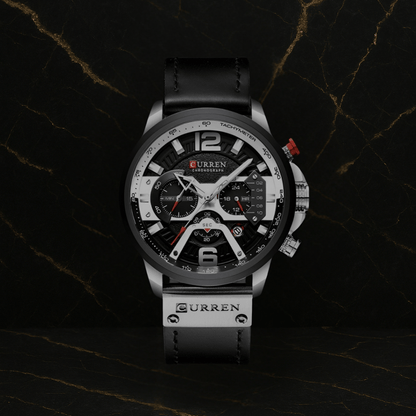 Reloj Curren 8329 Cronografo Cuero
