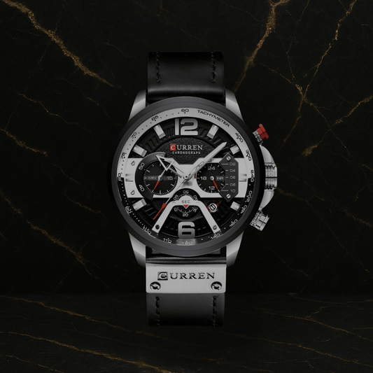 Reloj Curren 8329 Cronografo Cuero
