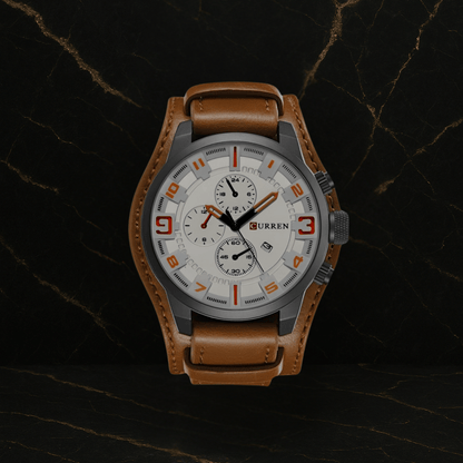 Reloj Curren 8225 Cuero Vintage