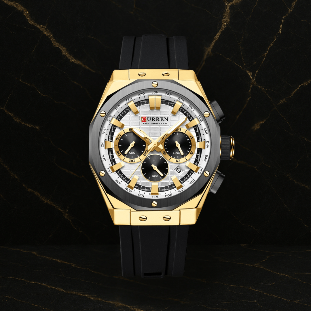 Reloj Curren 8464 Silicona crono funcion