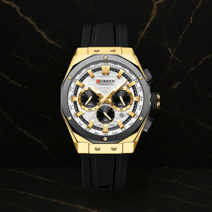 Reloj Curren 8464 Silicona crono funcion
