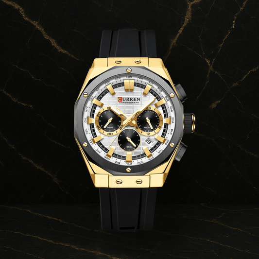 Reloj Curren 8464 Silicona crono funcion
