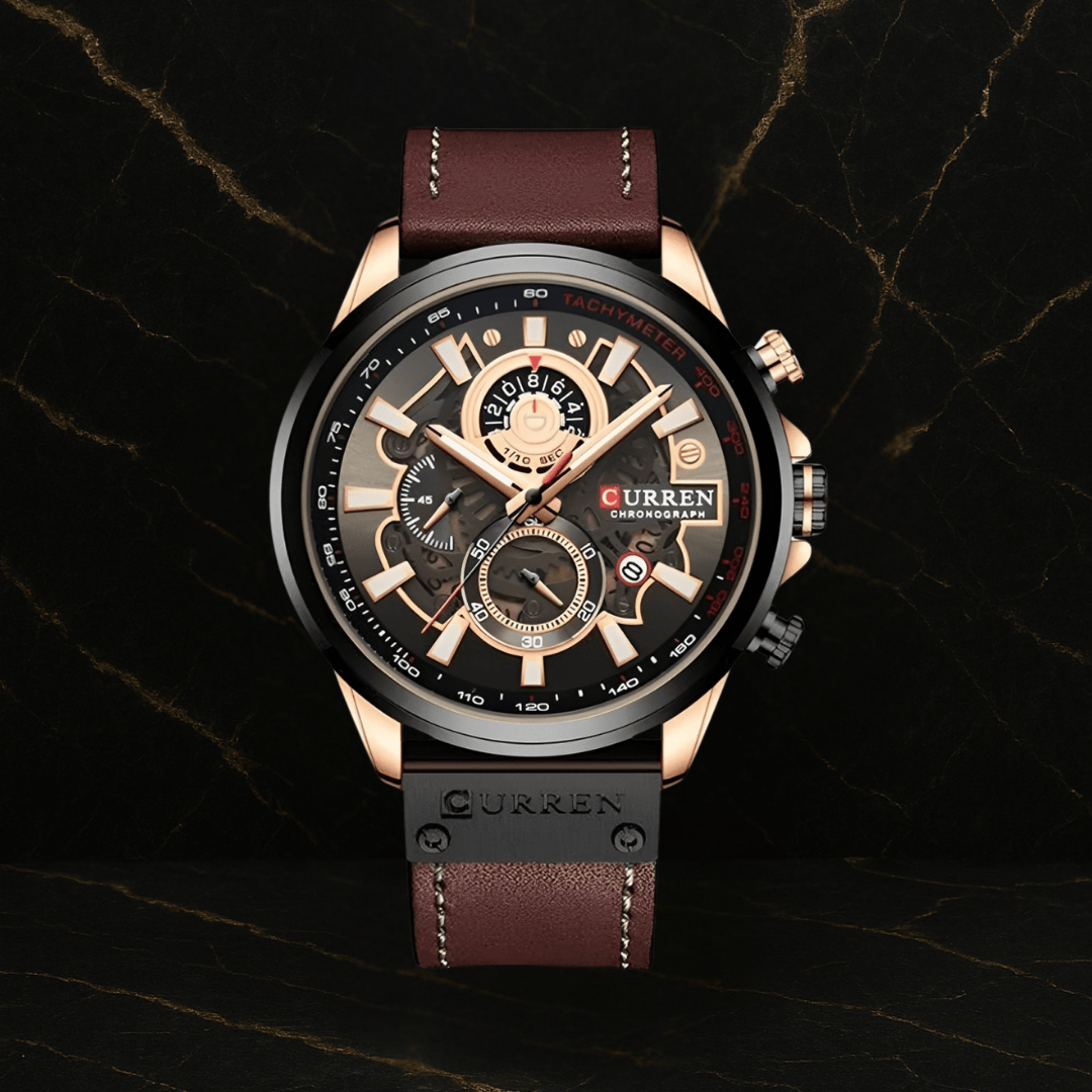 Reloj Curren 8380 cuero Para Hombre
