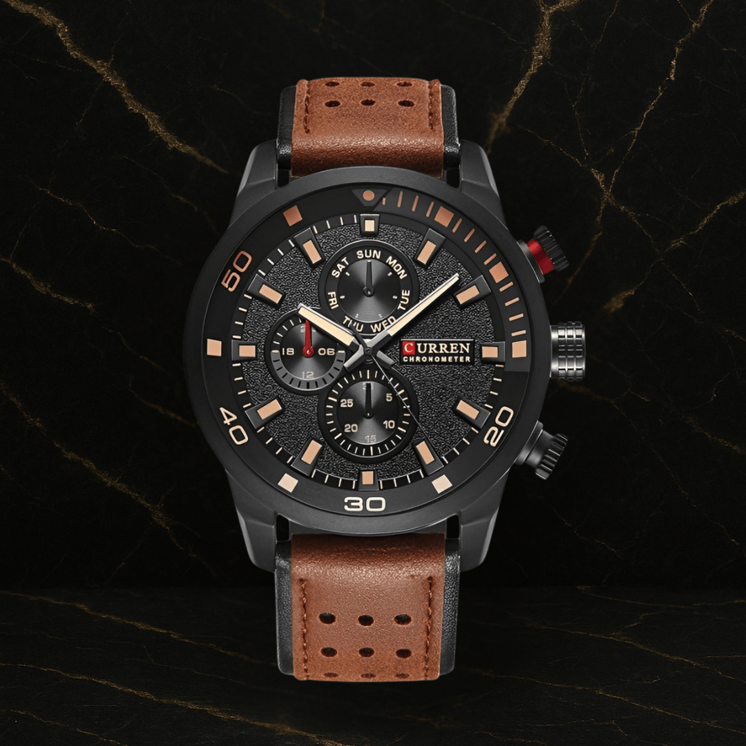 Reloj Curren 8250 Cuarzo Correa De Cuero