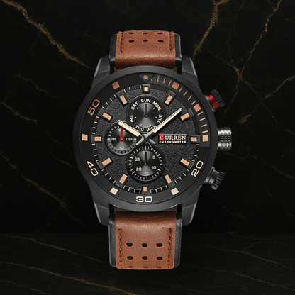 Reloj Curren 8250 Cuarzo Correa De Cuero