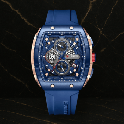 Reloj Curren 8442 Silicona crono funcion