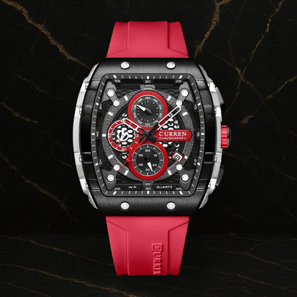 Reloj Curren 8442 Silicona crono funcion