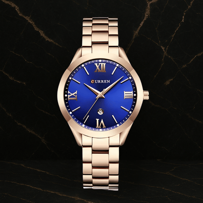 Reloj Curren 9007 Para Mujer Dama Negoci