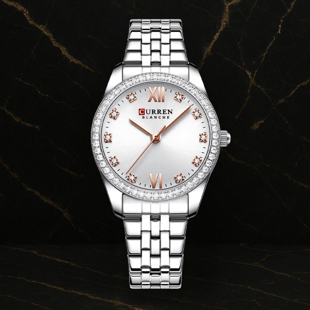 Reloj Curren 9086 en ACERO para Mujer