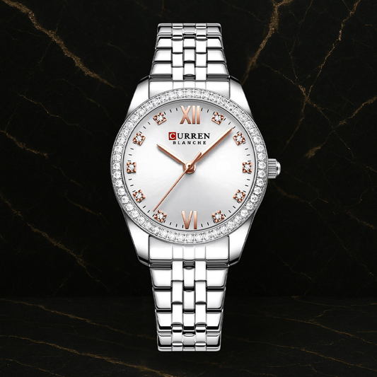 Reloj Curren 9086 en ACERO para Mujer