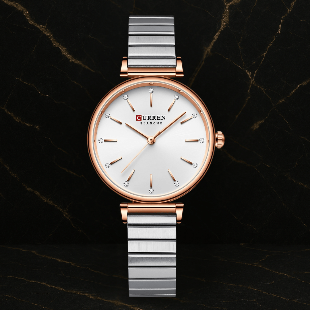 Reloj Curren 9081 Acero Mujer Elegante