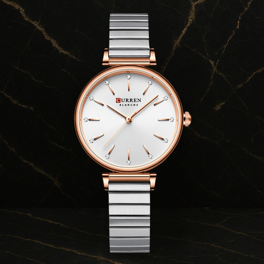 Reloj Curren 9081 Acero Mujer Elegante