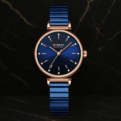 Reloj Curren 9081 Acero Mujer Elegante