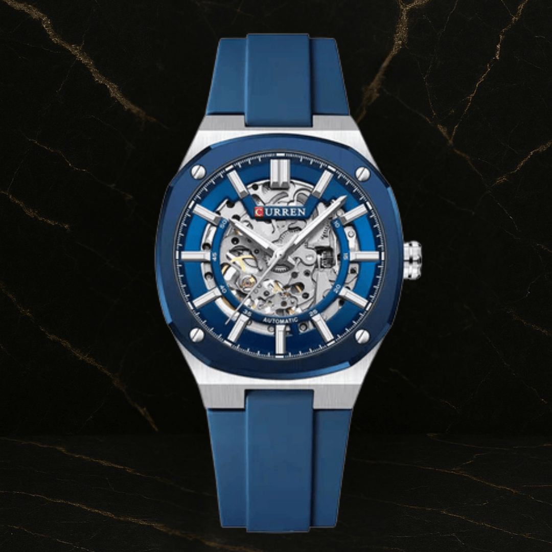 Reloj Curren 8485 automático Original en Silicona