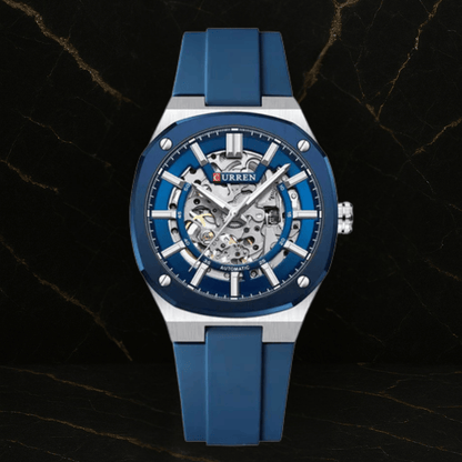 Reloj Curren 8485 automático Original en Silicona