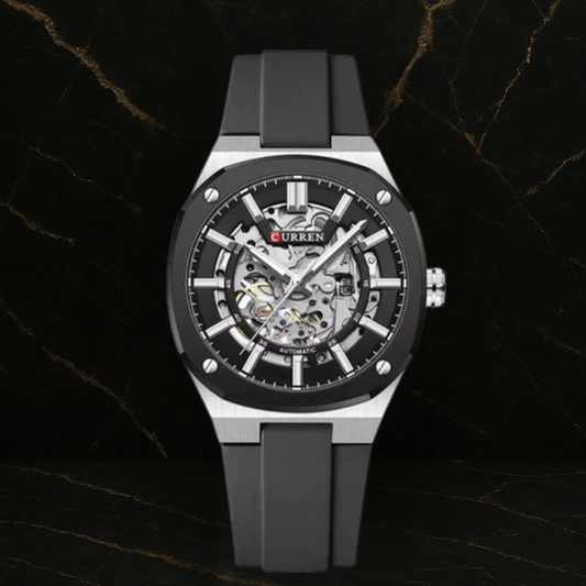 Reloj Curren 8485 automático Original en Silicona