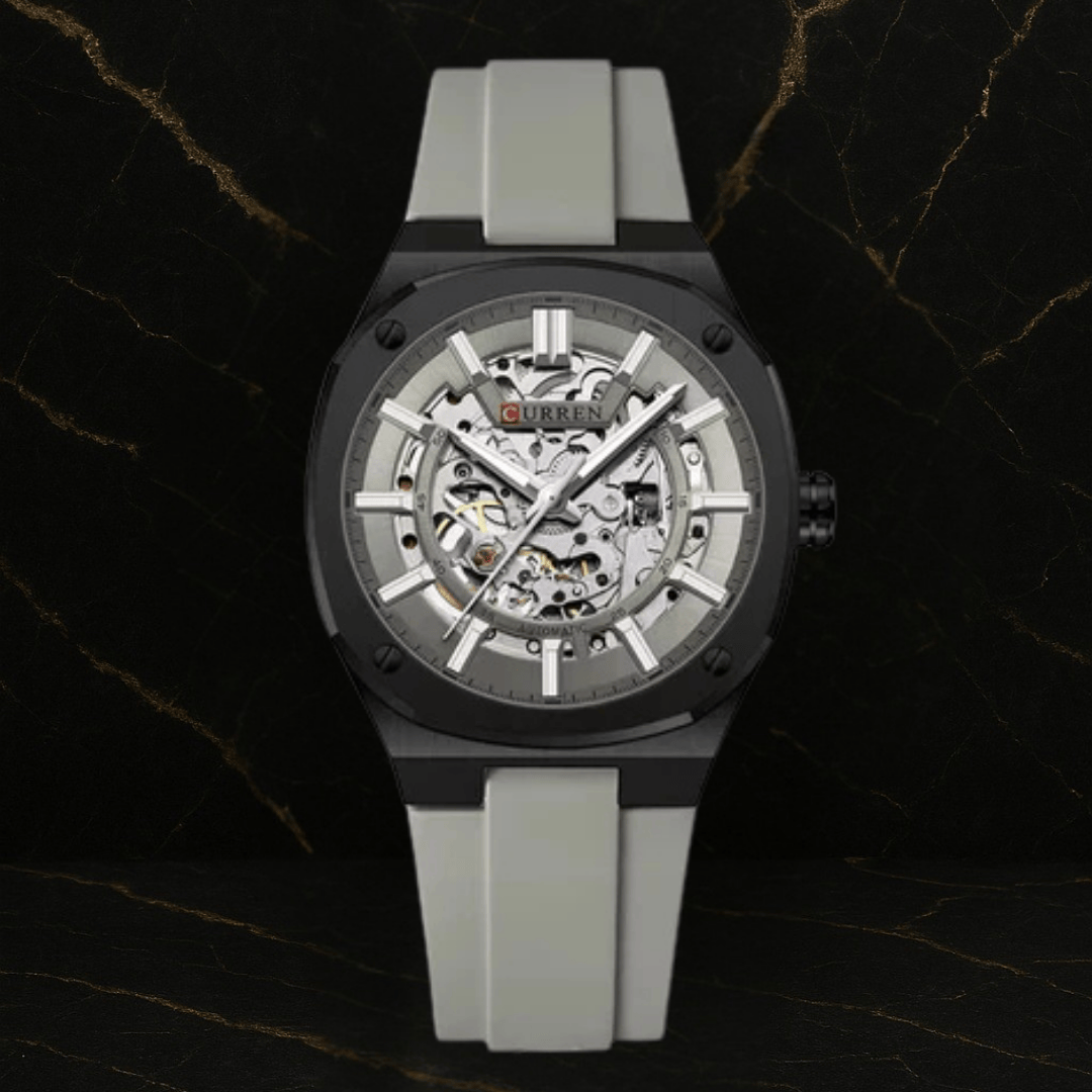 Reloj Curren 8485 automático Original en Silicona